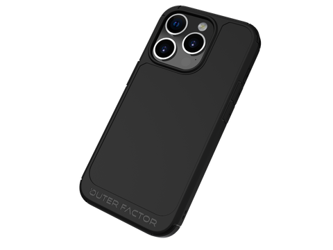 OuterFactor Element Case, iPhone 15 Pro, Black, Magsafe, Model # 10-0291300