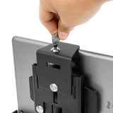 ARKON TAB4METKL Locking Adjustable Tablet Mount with Key Lock for E-Log for Galaxy Tab LG G Pad iPad Models Retail Black