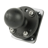 RAM-202-225-2U RAM Mounts Drill-Down Dashboard Ball Base with Backing Plate - C Size