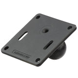 RAM-103U-D-2461 RAM Double Socket Arm with Diamond Ball Plate - C Size 1.5" Ball