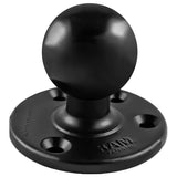 RAM-D-202U-IN1 RAM Mounts Large Round Plate with Ball & Steel Reinforced Bolt - D Size