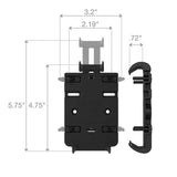 RAM-HOL-PD3U RAM Mounts Quick-Grip Spring Loaded Cradle for Cell Phones (NO BALL)