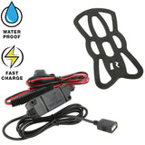 RAM-HOL-UN12WB-V7M-1 RAM Tough-Charge™ 15W Waterproof Wireless Charging Holder w/ Charger