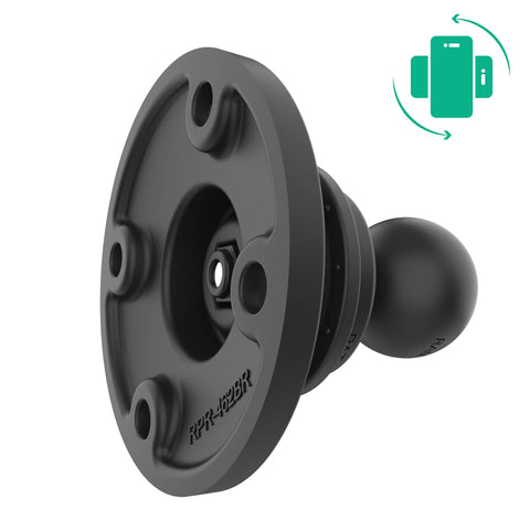 RAP-B-351-4RU RAM® Rotating Ball Adapter for Phone and Handheld Holders - B Size 1-inch Ball