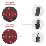 RAP-B-351-4RU RAM® Rotating Ball Adapter for Phone and Handheld Holders - B Size 1-inch Ball