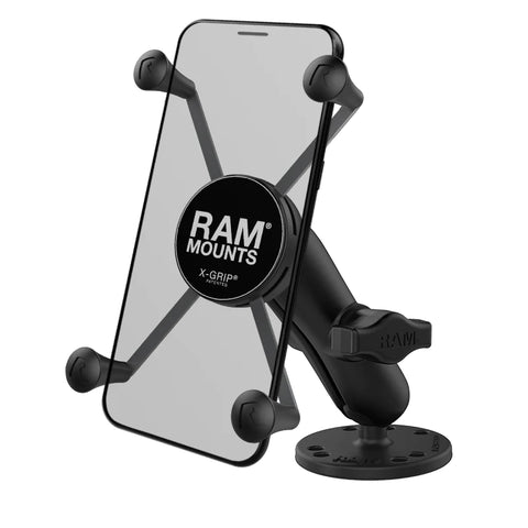 RAM-B-138-UN10 RAM X-Grip® Large Phone Mount with Drill-Down Base