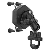 RAM-B-149Z-A-UN7-462 RAM® X-Grip® Phone Mount with Vibe-Safe™ & U-Bolt Base - Short