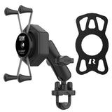RAM-B-149Z-UN10-462 RAM® X-Grip® Large Phone Mount with Vibe-Safe™ & U-Bolt Base - Medium