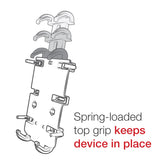 RAM-HOL-PD4-238AU RAM Mounts Quick-Grip™ XL Phone Holder with 1-Inch Ball