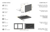 Luxor ST12BL SideTrak® Slide HD 12.5" Attachable Portable Monitor