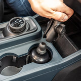 RAP-B-299-4-201U RAM Stubby™ Cup Holder Mount with Double Socket Arm - Medium