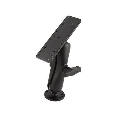 RAM-111U RAM Mounts 1.5" Diameter Ball Mount with 6.25" X 2" Rectangle Base AMPS - Synergy Mounting Systems