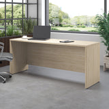 Bush Business Furniture SCD372NE Studio C 72W x 24D Credenza Desk in Natural Elm
