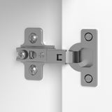 Bush Business Furniture SCS160WH Studio C Low Storage Cabinet with Doors and Shelves in White