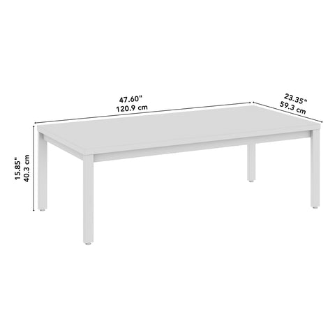 Bush Business Furniture AVT148SG Arrive Waiting Room Coffee Table in Storm Gray