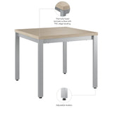 Bush Business Furniture AVT124NE Arrive Waiting Room End Table in Natural Elm