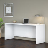 Bush Business Furniture SCD372WH Studio C 72W x 24D Credenza Desk in White