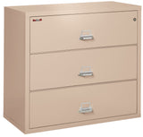 FireKing Classic Lateral File Cabinet - 1-Hour Fire-Rated & High Security - 2, 3, or 4 Drawers - 11 Colors