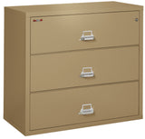 FireKing Classic Lateral File Cabinet - 1-Hour Fire-Rated & High Security - 2, 3, or 4 Drawers - 11 Colors