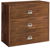 FireKing Designer Series Lateral File Cabinet - 1-Hour Fire-Rated & High Security - 2, 3, or 4 Drawers - 4 Colors