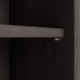 Bush Business Furniture STC015SG Studio C 5 Shelf Bookcase with Doors in Storm Gray