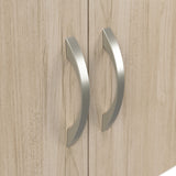 Bush Business Furniture WC36592-03STGK Office in an Hour 65-inch Straight Cubicle Desk with Storage, Drawers, and Organizers in Natural Elm