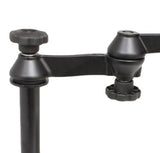 RAM-VP-SW1-8NB RAM Double Swing Arm w/8" Male & No Female Tele-Pole / NO BALL