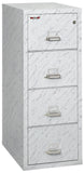 FireKing Designer Series 25" Vertical File Cabinet - 1-Hour Fire-Rated & High Security - 2 or 4 Drawers - 4 Designer Colors