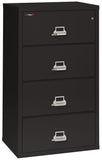 FireKing Classic Lateral File Cabinet - 1-Hour Fire-Rated & High Security - 2, 3, or 4 Drawers - 11 Colors