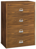 FireKing Designer Series Lateral File Cabinet - 1-Hour Fire-Rated & High Security - 2, 3, or 4 Drawers - 4 Colors