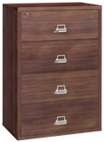 FireKing Designer Series Lateral File Cabinet - 1-Hour Fire-Rated & High Security - 2, 3, or 4 Drawers - 4 Colors