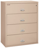FireKing Classic Lateral File Cabinet - 1-Hour Fire-Rated & High Security - 2, 3, or 4 Drawers - 11 Colors