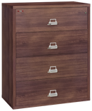 FireKing Designer Series Lateral File Cabinet - 1-Hour Fire-Rated & High Security - 2, 3, or 4 Drawers - 4 Colors