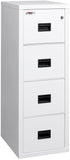 FireKing Turtle Series - Space Saving Vertical File Cabinet - 1-Hour Fire Rated - 2 or 4 Drawers - 3 Colors