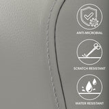 Bush Business Furniture CH3901GVL-03 Arrive Waiting Room Guest Chair with Arms in Light Gray Vinyl