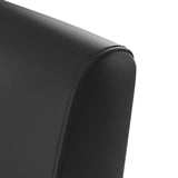 Bush Business Furniture CH3903BVL-03 Arrive Waiting Room Loveseat with Arms in Black Vinyl