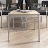 Bush Business Furniture AVT124NE Arrive Waiting Room End Table in Natural Elm