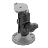 RAM-B-201U-A RAM Mounts 2" Aluminum Short Double Socket Arm for 1" ball - Synergy Mounting Systems