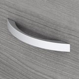 Bush Business Furniture SCS160PG Studio C Low Storage Cabinet with Doors and Shelves in Platinum Gray