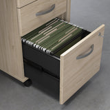 Bush Business Furniture SCF216NESU Studio C 3 Drawer Mobile File Cabinet in Natural Elm - Assembled