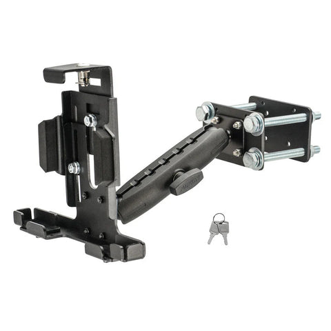 Arkon FLBK256TAB4  LockVise Metal Locking Forklift Front Guard Tablet Mount with 7.25" Shaft
