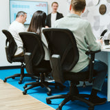 Bush Business Furniture CH1205BLF-03 Accord Mesh Back Office Chair in Black