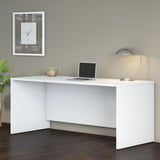 Bush Business Furniture SCD272WH Studio C 72W x 30D Office Desk in White