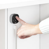 Bush Business Furniture HUS020WH Hustle 48-inch 2 Person Office Cubicles with Locking Storage and Large Tackboards in White