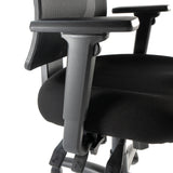 Bush Business Furniture CH1303BLF-03 Custom Comfort High Back Multifunction Mesh Executive Office Chair in Black