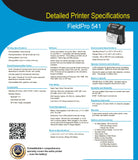 Printek 93846 FP541 SE Direct Thermal 4" printer with USB, Bluetooth & Battery