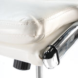 Bush Business Furniture CH1701WHL-03 Modelo High Back Leather Executive Office Chair in White