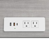 Bush Business Furniture SCD260PG Studio C 60W x 30D Office Desk in Platinum Gray