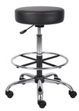 Boss Antimicrobial Vinyl Medical/Drafting Stool MODEL # B16240-BK