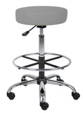 Boss Antimicrobial Vinyl Medical/Drafting Stool MODEL # B16240-GY